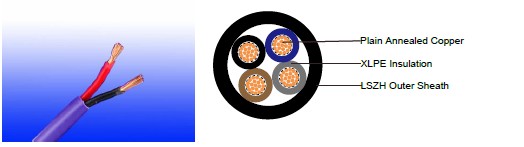 IEC 60502-1 2-4 cores  300/500V XLPE Insulated, LSZH Sheathed Power Cables